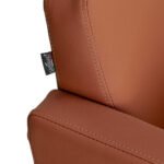 Gabbiano Elda Friseurstuhl, braun, mit schwarzem Gestell – Bild 8