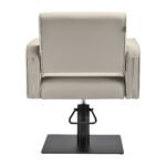 Gabbiano Bilbao Friseurstuhl in Beige mit schwarzem Gestell – Bild 3
