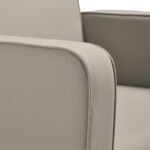 Gabbiano Bilbao Friseurstuhl in Beige mit schwarzem Gestell – Bild 5