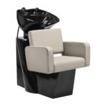 Gabbiano Bilbao beigefarbene Friseurwaschstation