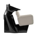 Gabbiano Bilbao beigefarbene Friseurwaschstation – Bild 4