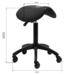 Gabbiano D032 schwarzer Friseurhocker – Bild 7