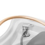 Friseurwaschplatz mit Liege Head Spa Gabbiano 017 grau – Bild 9