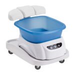 Azzurro Duschwanne mit Massagefunktion und Ablage, weiß