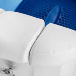 Azzurro Duschwanne mit Massagefunktion und Ablage, weiß – Bild 5