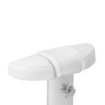 Azzurro Duschwanne mit Massagefunktion und Ablage, weiß – Bild 9