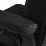 Gabbiano Visionerio Friseurstuhl, schwarz, mit schwarzem Gestell – Bild 6