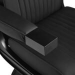 Gabbiano Visionerio Friseurstuhl, schwarz, mit schwarzem Gestell – Bild 8