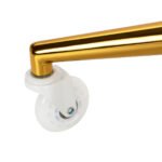 Gabbiano D054G weiß-goldener Friseurhocker – Bild 5