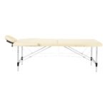 Balance Klappmassagetisch, Aluminium, 2-teilig, cremefarben – Bild 2