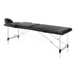 Balance Klappmassagetisch, Aluminium, 2-teilig, schwarz