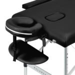 Balance Klappmassagetisch, Aluminium, 2-teilig, schwarz – Bild 3