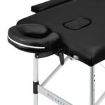 Balance Klappmassagetisch, Aluminium, 2-teilig, schwarz – Bild 4