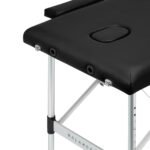Balance Klappmassagetisch, Aluminium, 2-teilig, schwarz – Bild 5
