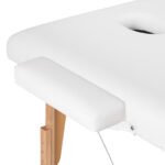 Balance 2-teilige, klappbare Massageliege aus Holz, weiß – Bild 9