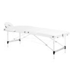 Balance Klappmassagetisch, Aluminium, 3-teilig, weiß