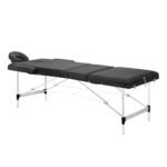 Balance Klappmassagetisch, Aluminium, 3-teilig, schwarz
