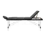Balance Klappmassagetisch, Aluminium, 3-teilig, schwarz – Bild 3
