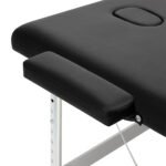 Balance Klappmassagetisch, Aluminium, 3-teilig, schwarz – Bild 7