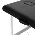 Balance Klappmassagetisch, Aluminium, 3-teilig, schwarz – Bild 8