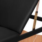 Balance 3-teilige, klappbare Massageliege aus Holz, schwarz – Bild 13
