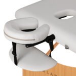 Balance Lux 3-teilige, klappbare Massageliege aus Holz, 190x70 cm, weiß – Bild 4