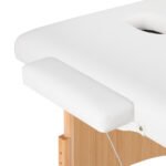 Balance Lux 3-teilige, klappbare Massageliege aus Holz, 190x70 cm, weiß – Bild 6