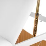 Balance Lux 3-teilige, klappbare Massageliege aus Holz, 190x70 cm, weiß – Bild 13