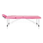Balance Klappmassagetisch aus Aluminium, 2-teilig, rosa – Bild 2