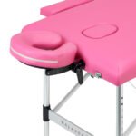 Balance Klappmassagetisch aus Aluminium, 2-teilig, rosa – Bild 4