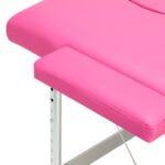 Balance Klappmassagetisch aus Aluminium, 2-teilig, rosa – Bild 6