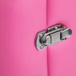 Balance 2-teilige, klappbare Massageliege aus Holz, rosa und schwarz – Bild 13
