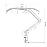 Glow L05 Maniküre-Behandlungslampe, Weiß, Bogenform – Bild 9