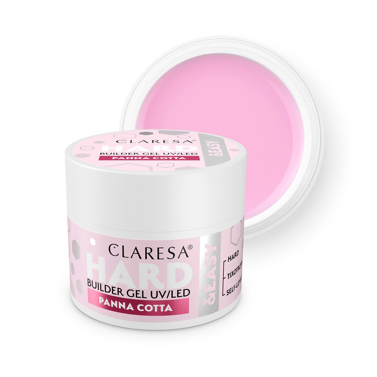 155605_01_1811 Claresa Hard&Easy Builder Gel Panna Cotta 12 g – Bild 1