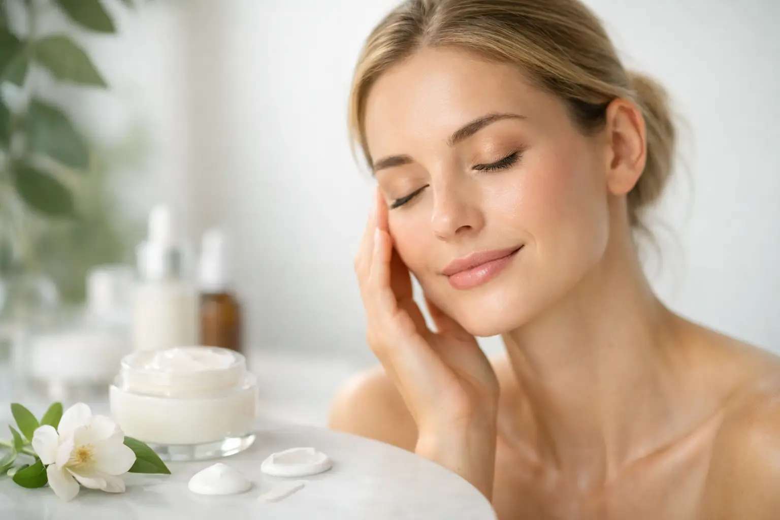 Professionelle Gesichtspflege für sensible Haut