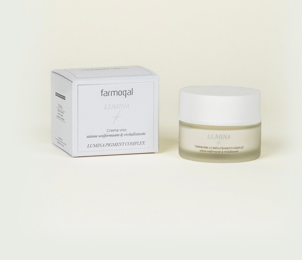 Gesichtscreme Lumina Pigment Complex mit Verpackung