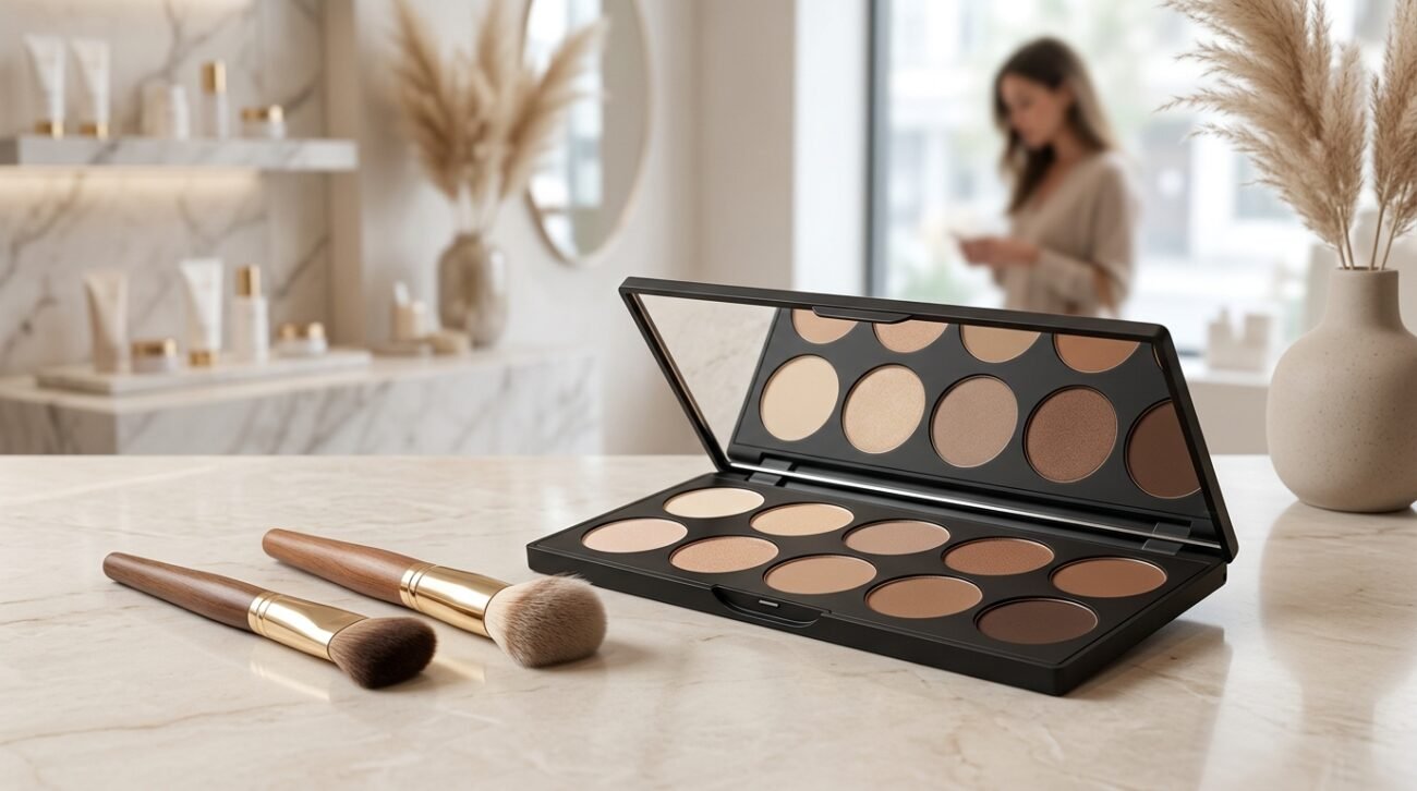 Gesicht konturieren wie ein Profi: Das perfekte Shaping mit der 10-Farben Palette